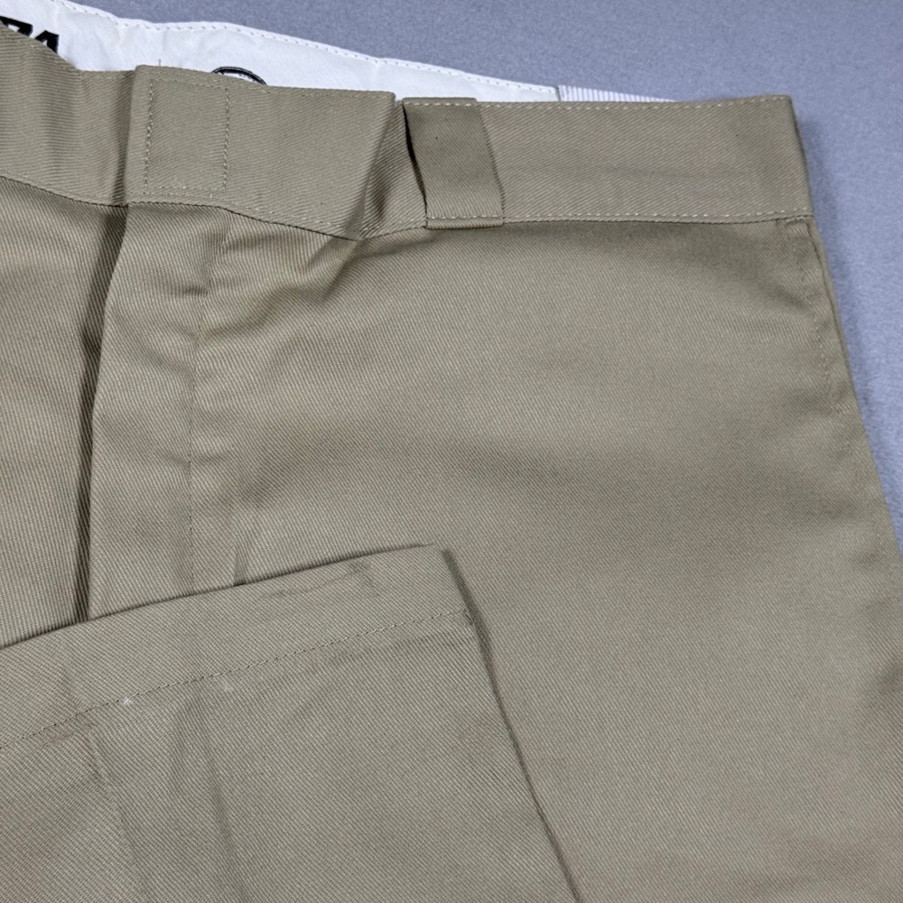 Dickies Mens Khaki Original Fit Flex Work Pants Tan 38x30